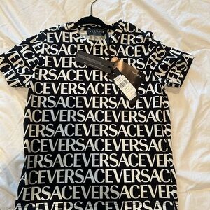 Versace Black and White Boys Shirt